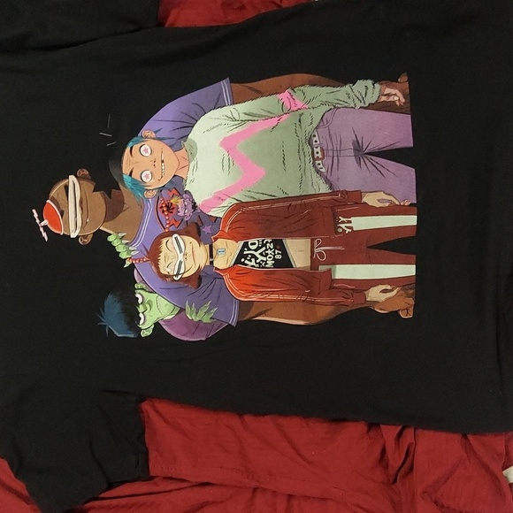 Sick. Hard to find gorillaz dbl sided graphic tour. Trending y2k band tour tee. - Picture 1 of 2